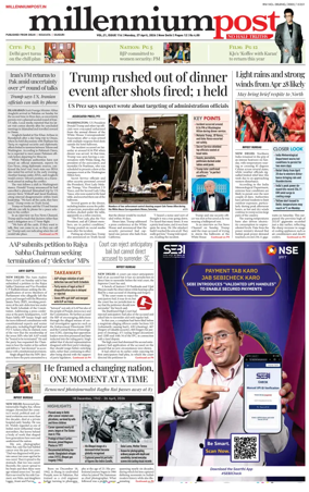 Cover of Millennium Post