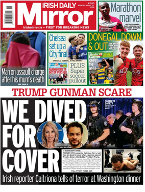 Cover of Irish Daily Mirror
