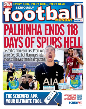 Cover of Irish Daily Star - Fanatic