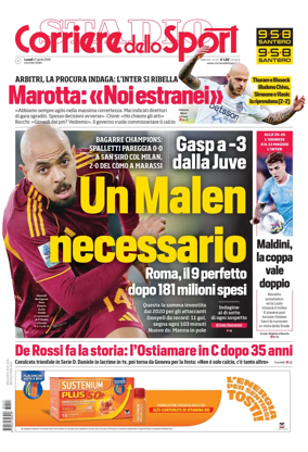 Cover of Corriere dello Sport (Lazio)