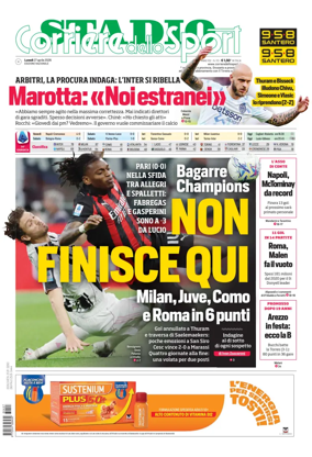 Cover of Corriere dello Sport Stadio (Nazionale)