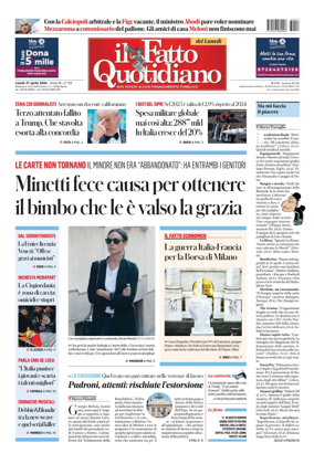 Cover of Il Fatto Quotidiano