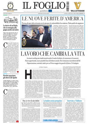 Cover of Il Foglio Quotidiano