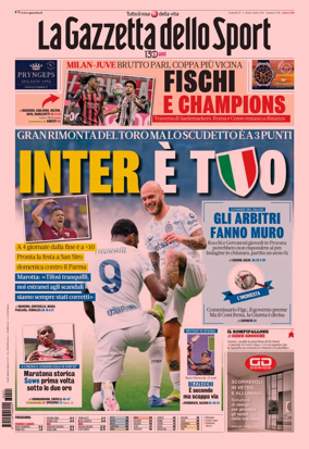 Cover of La Gazzetta dello Sport - Napoli