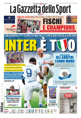 Cover of La Gazzetta dello Sport - Roma