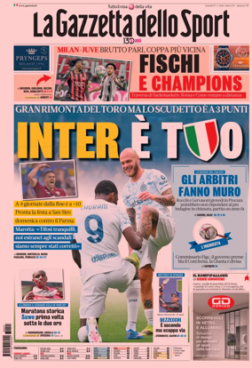 Cover of La Gazzetta dello Sport