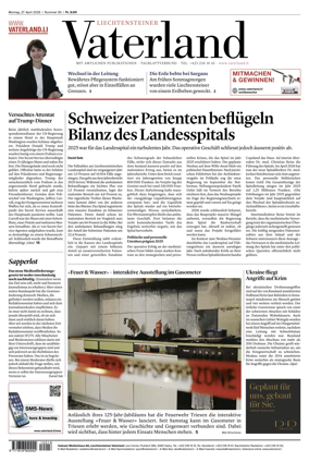 Cover of Liechtensteiner Vaterland