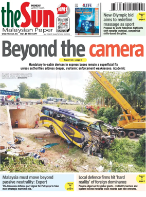 Cover of The Sun (Malaysia)