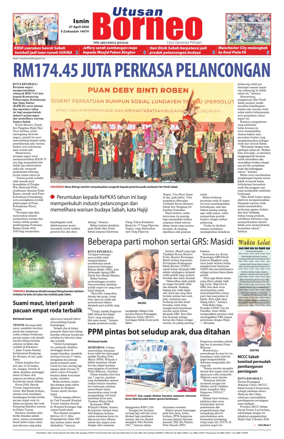 Cover of Utusan Borneo (Sabah)