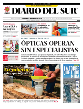 Cover of Diario del Sur