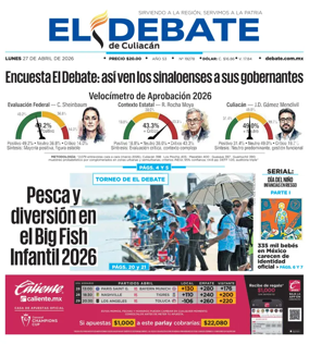 Cover of El Debate de Culiacan