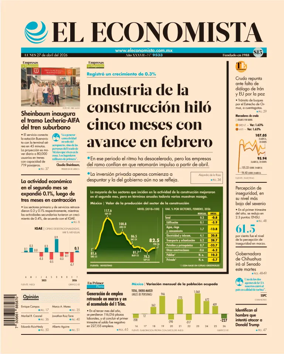 Cover of El Economista (Mexico)