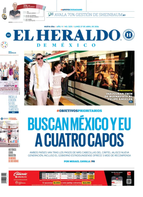 Cover of El Heraldo de Mexico