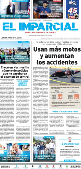Cover of El Imparcial