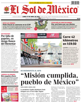 Cover of El Sol de Mexico