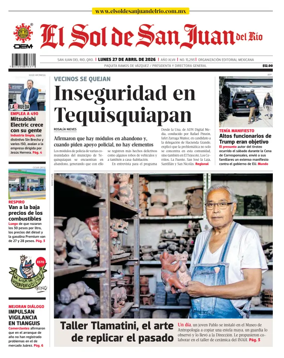 Cover of El Sol de San Juan del Rio