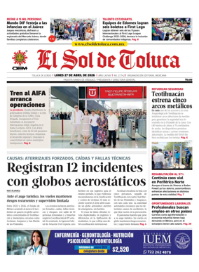 Cover of El Sol de Toluca