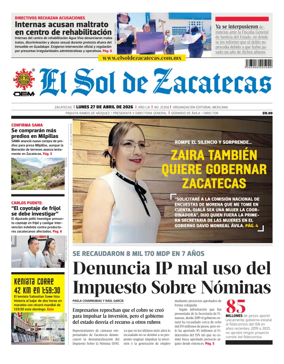 Cover of El Sol de Zacatecas