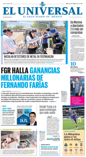Cover of El Universal