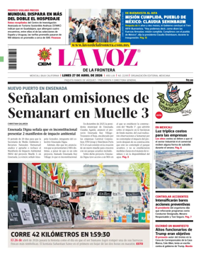 Cover of La Voz de la Frontera