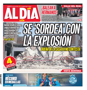 Cover of Periodico Al Dia (Leon)