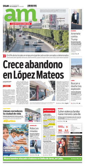 Cover of Periodico AM (Leon)