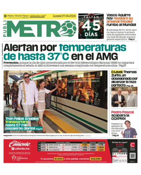 Cover of Publimetro Guadalajara