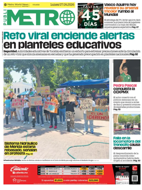 Cover of Publimetro Merida