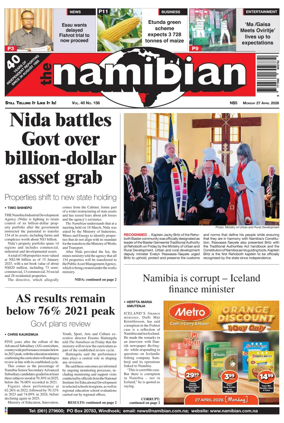 Cover of The Namibian