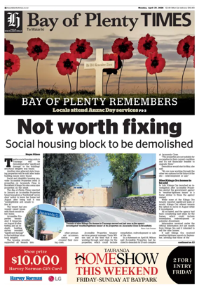 Cover of Bay of Plenty Times