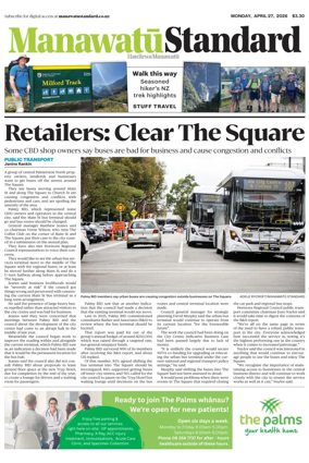 Cover of Manawatu Standard