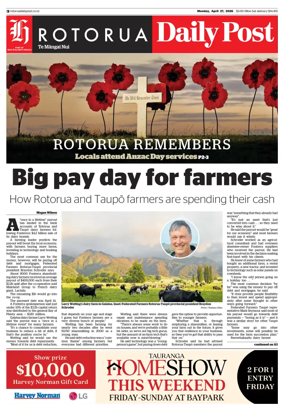 Cover of Rotorua Daily Post