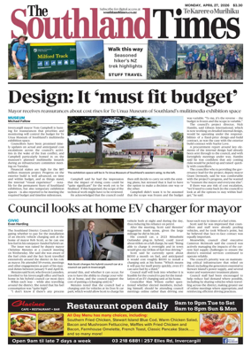 Cover of The Southland Times