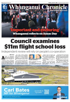 Cover of Whanganui Chronicle