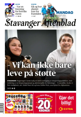 Cover of Stavanger Aftenblad