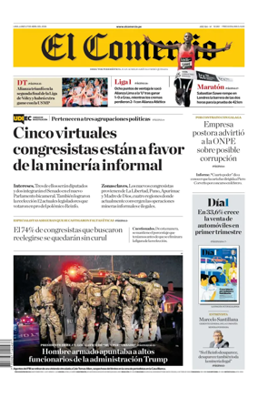 Cover of Diario El Comercio