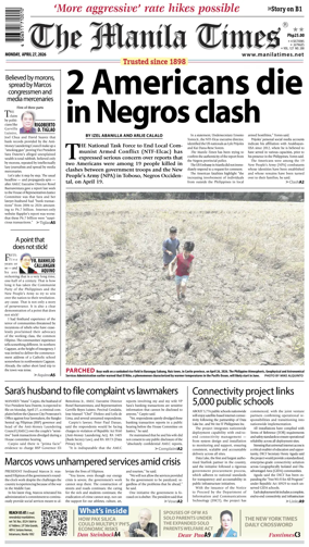 Cover of The Manila Times
