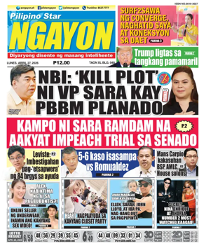 Cover of Pilipino Star Ngayon