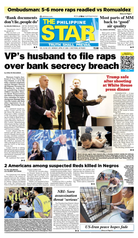 Cover of The Philippine Star