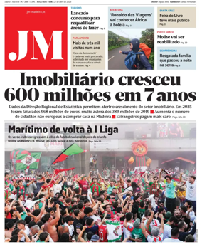 Cover of Jornal Madeira