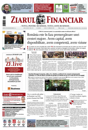 Cover of Ziarul Financiar