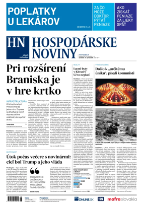 Cover of Hospodarske noviny