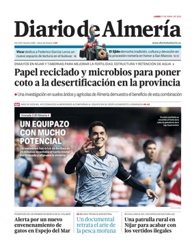Cover of Diario de Almeria