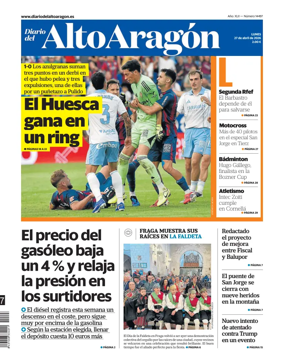 Cover of Diario del Alto Aragon