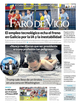 Cover of Faro de Vigo (Ourense)