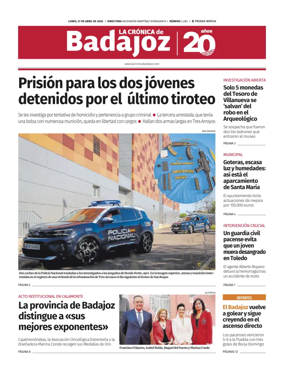 Cover of La Cronica de Badajoz BE