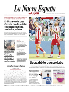 Cover of La Nueva Espana (Gijon)