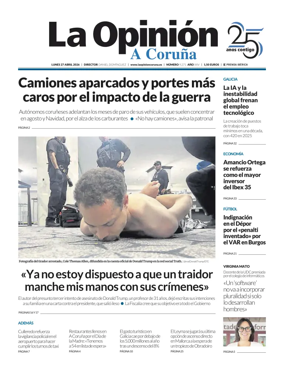 Cover of La Opinion de A Coruna