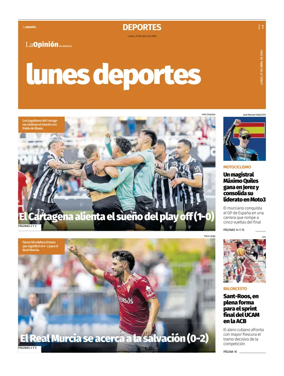 Cover of Lunes Deportes