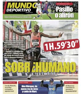 Cover of Mundo Deportivo (Barcelona)